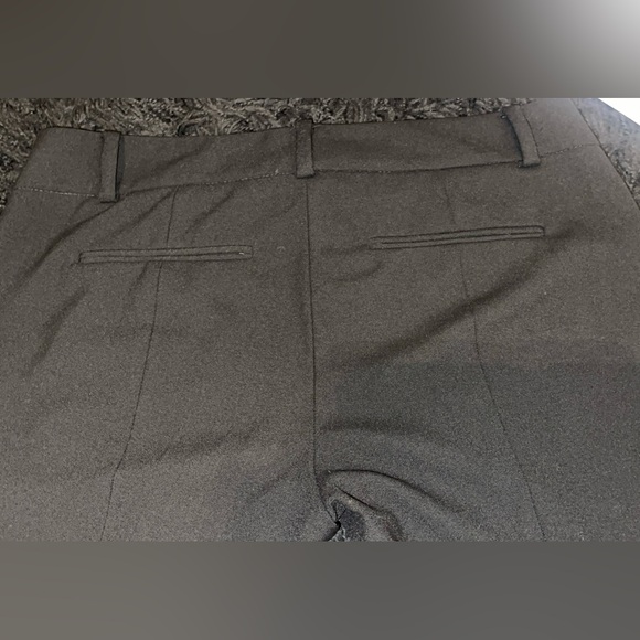 Ann Taylor Black Trouser Dress Pants Size 8 Classic Straight Leg - Picture 8 of 8